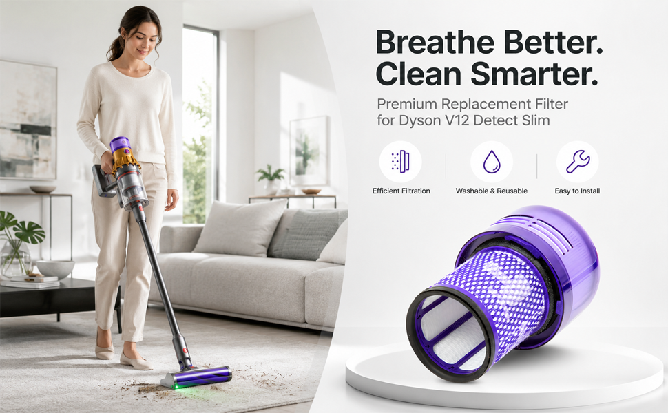dyson filter replacement; dyson filter; dyson v12; dyson v12 detect slim; ; v12 detect slim filter