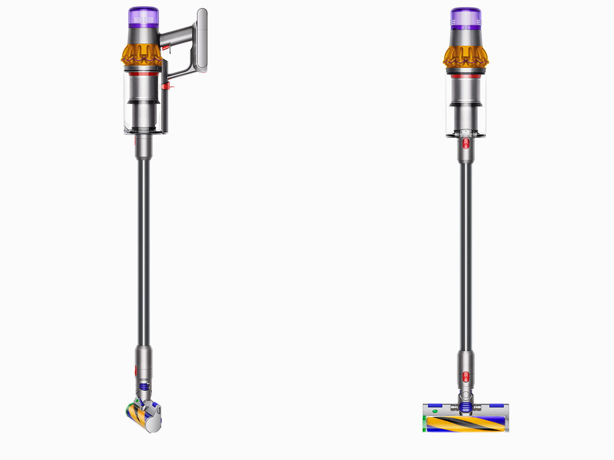 Dyson V15 Detect vacuum shown for model illustration