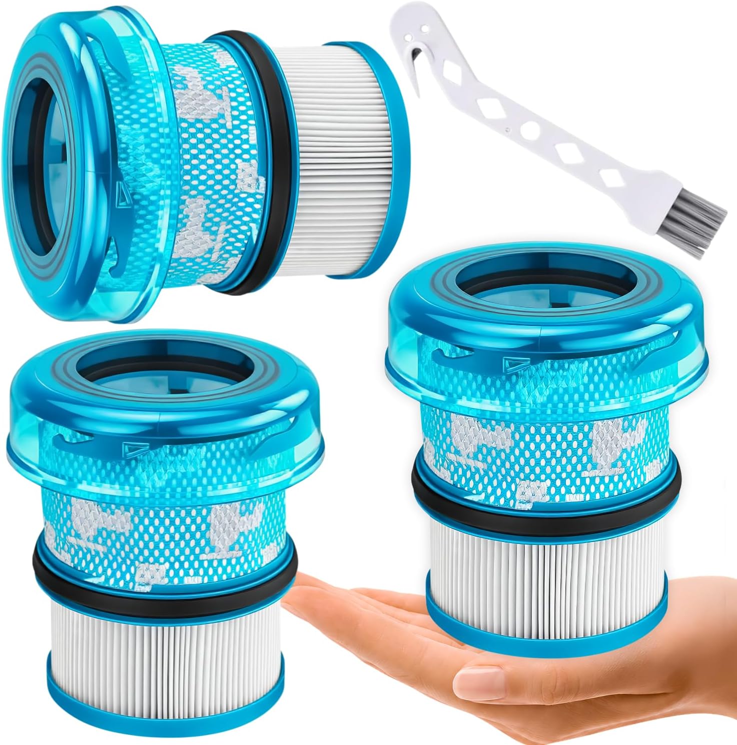 Dyson V16 Filter, 3-Pack Premium HEPA Replacement Filters for Dyson V16